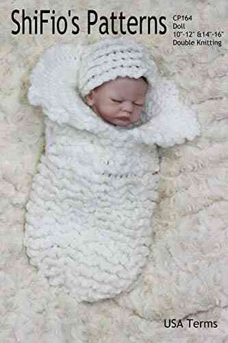 Crochet Pattern CP164 Cocoon Papoose For Preemie Baby Or Doll 10 12 And 14 16 USA Terminology