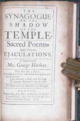 The Temple: Sacred Poems And Private Ejaculations