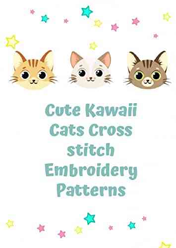 Cute Kawaii Cats Cross Stitch Embroidery Designs