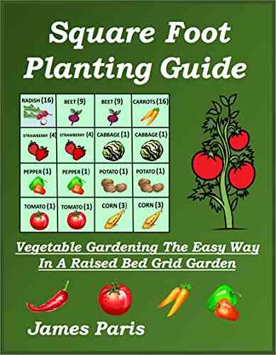 Square Foot Planting Guide: Vegetable Gardening The Easy Way In A Raised Bed Grid Garden