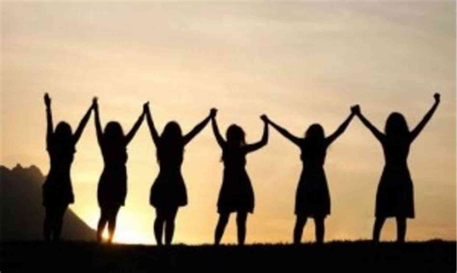 A Group Of Girls Empowering Each Other Hey Girl You Are : 7 Days Of Real To Heal