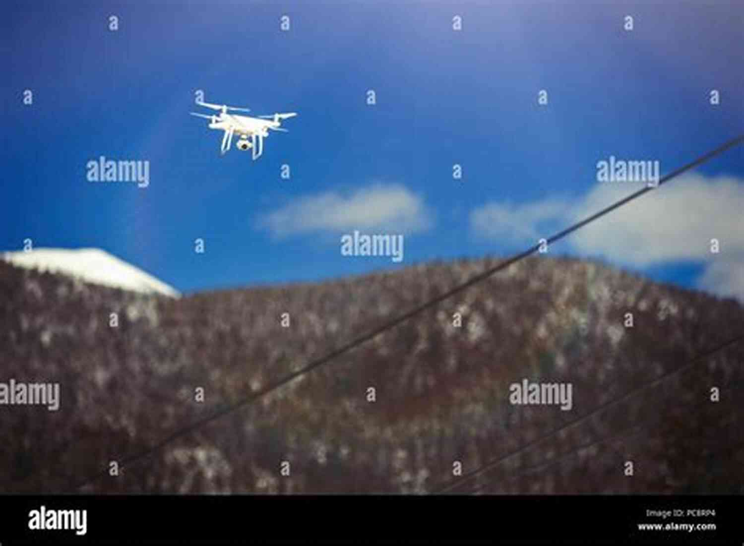 Aerial View Of A Drone Flying High In The Sky How To Build A Drone From Scratch