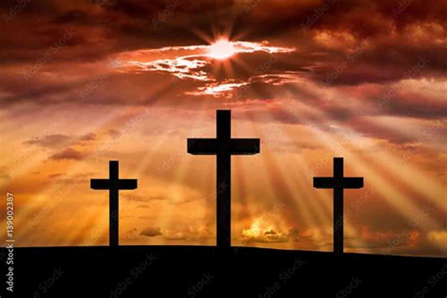 An Illuminated Cross Against A Sunset Sky The Cross Still Beckons Me
