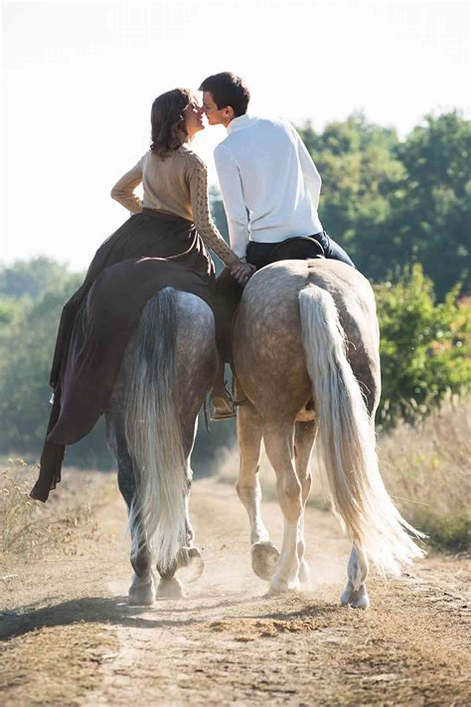 Couple Horseback Riding In A Peaceful Countryside Love Dances: Clean And Wholesome Country Romance