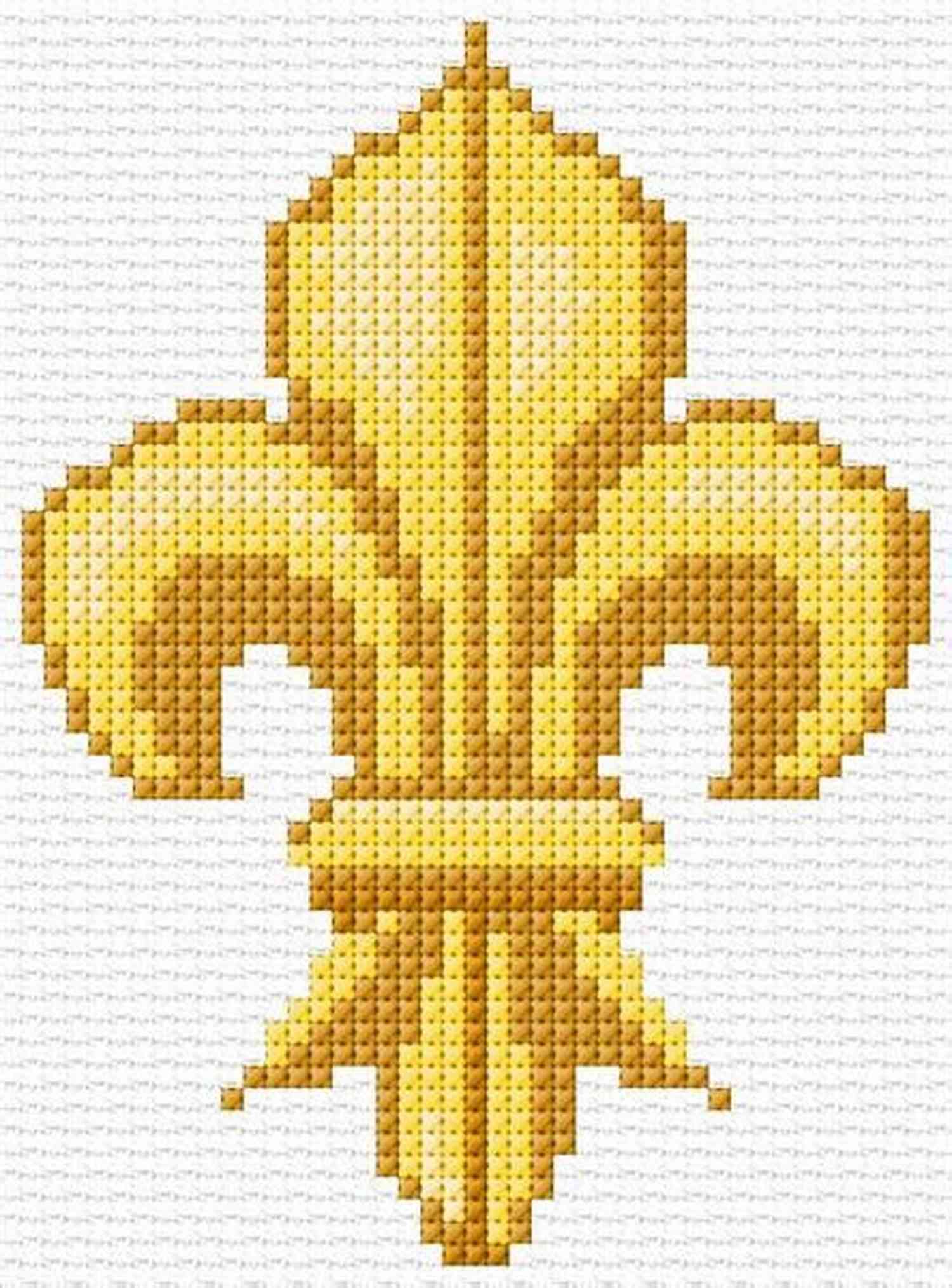 Fleur De Lis Cross Stitch Pattern A Symbol Of Elegance And Tradition Fleur De Lis Cross Stitch Pattern