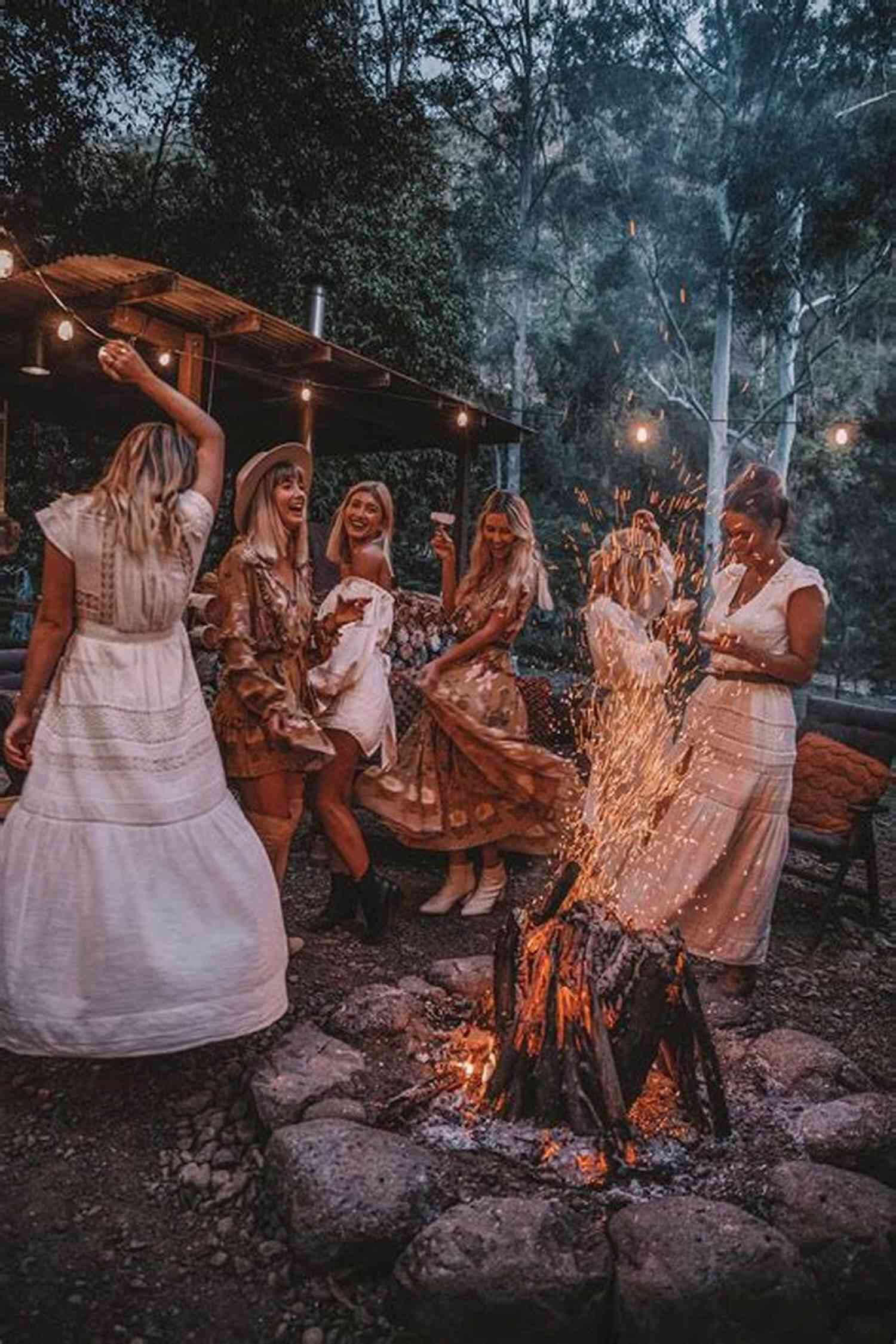 Members Of The Nomadic Sisterhood Sit Around A Campfire, Deeply Connected To Nature And Mindfulness Out Of Touch (The Nomadic Sisterhood: Travel Fiction For Women 2)