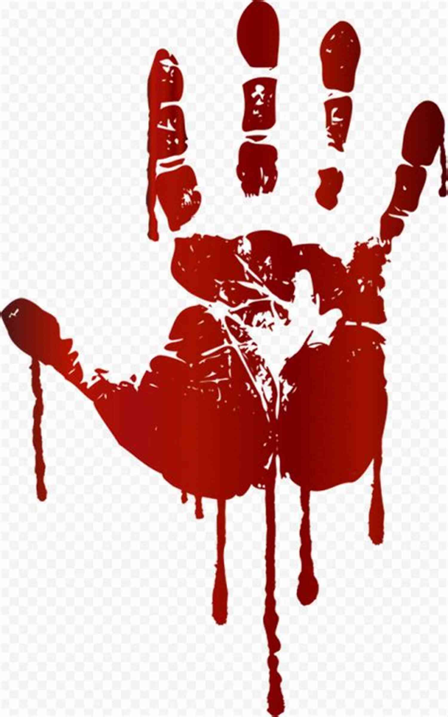 Mysterious Forest With A Bloody Handprint On The Ground Drive Your Plow Over The Bones Of The Dead: A Novel