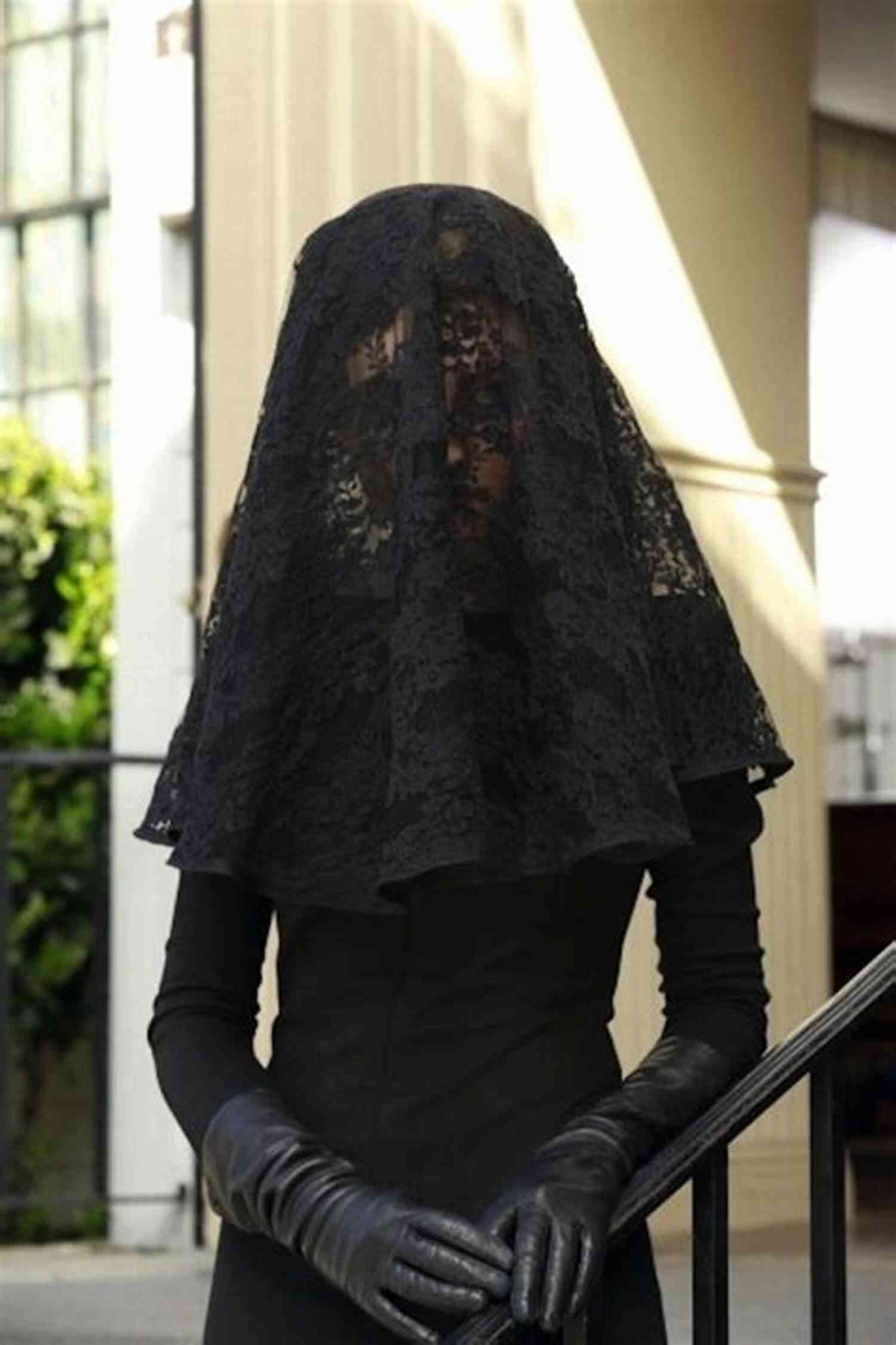 Mysterious Woman Wearing A Black Hat And Veil, Hinting At Her Secrets I Miss Who I Once Was