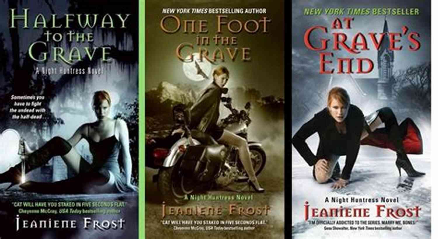 Night Huntress Novel Cover Depicting A Fierce Vampire Hunter In A Dark Alley The Other Half Of The Grave: A Night Huntress Novel
