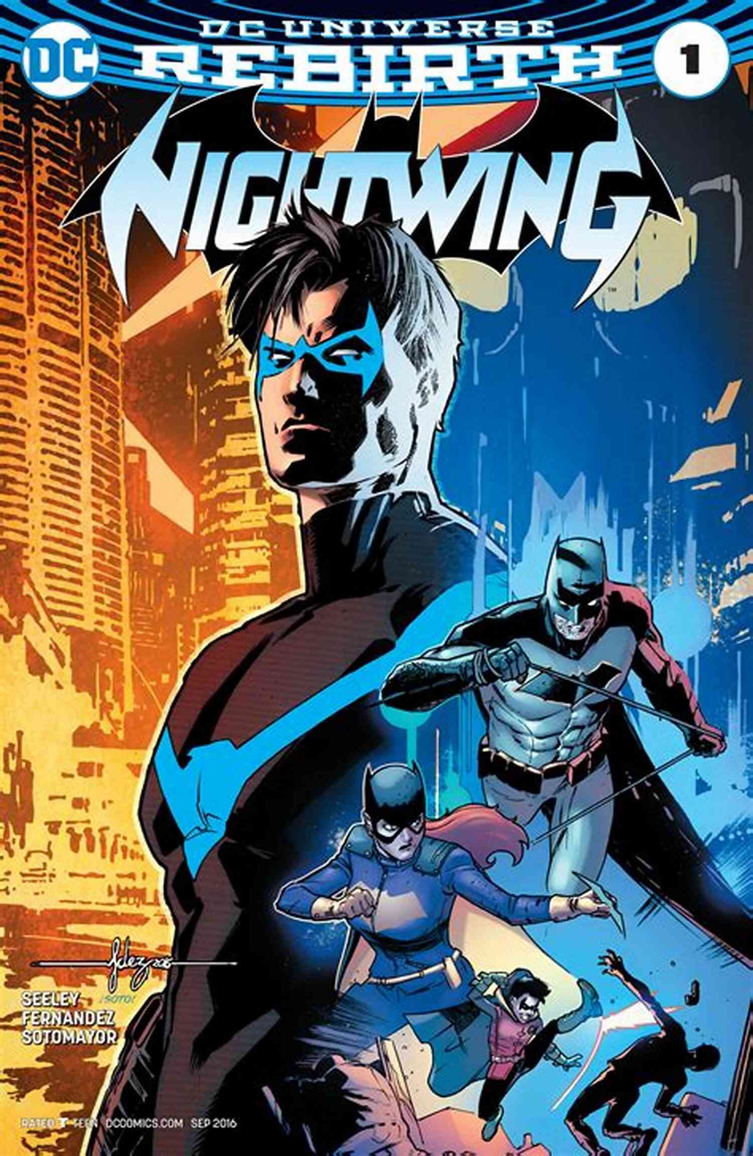 Nightwing 2016 Issue 91 Action Scene Nightwing (2016 ) #91 Tom Taylor