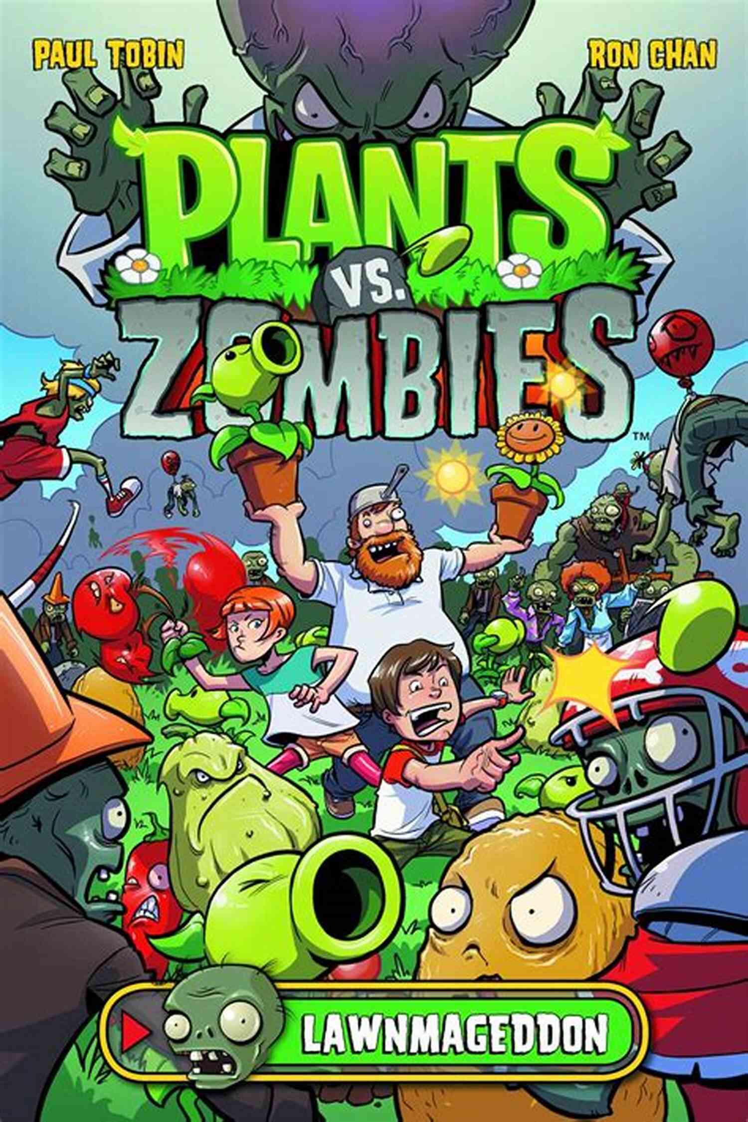 Plants Vs Zombies Lawnmageddon Illustration Plants Vs Zombies: Lawnmageddon #5 Paul Tobin