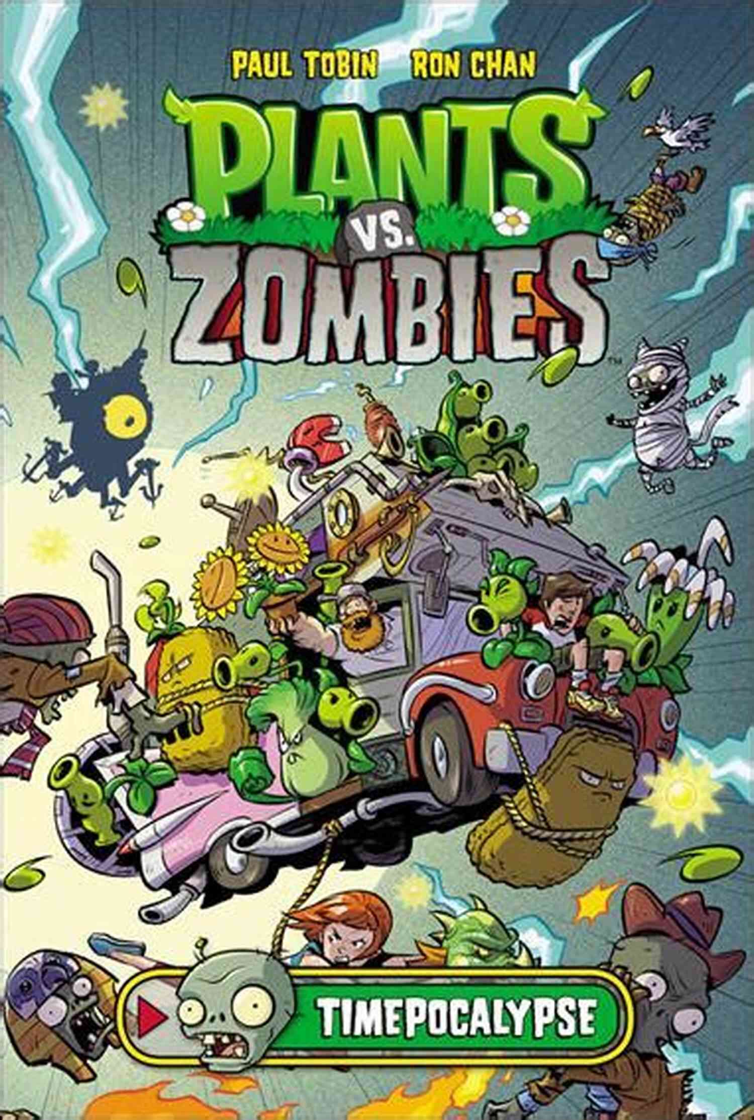 Plants Vs Zombies Timepocalypse Cover Plants Vs Zombies: Timepocalypse #4 Paul Tobin