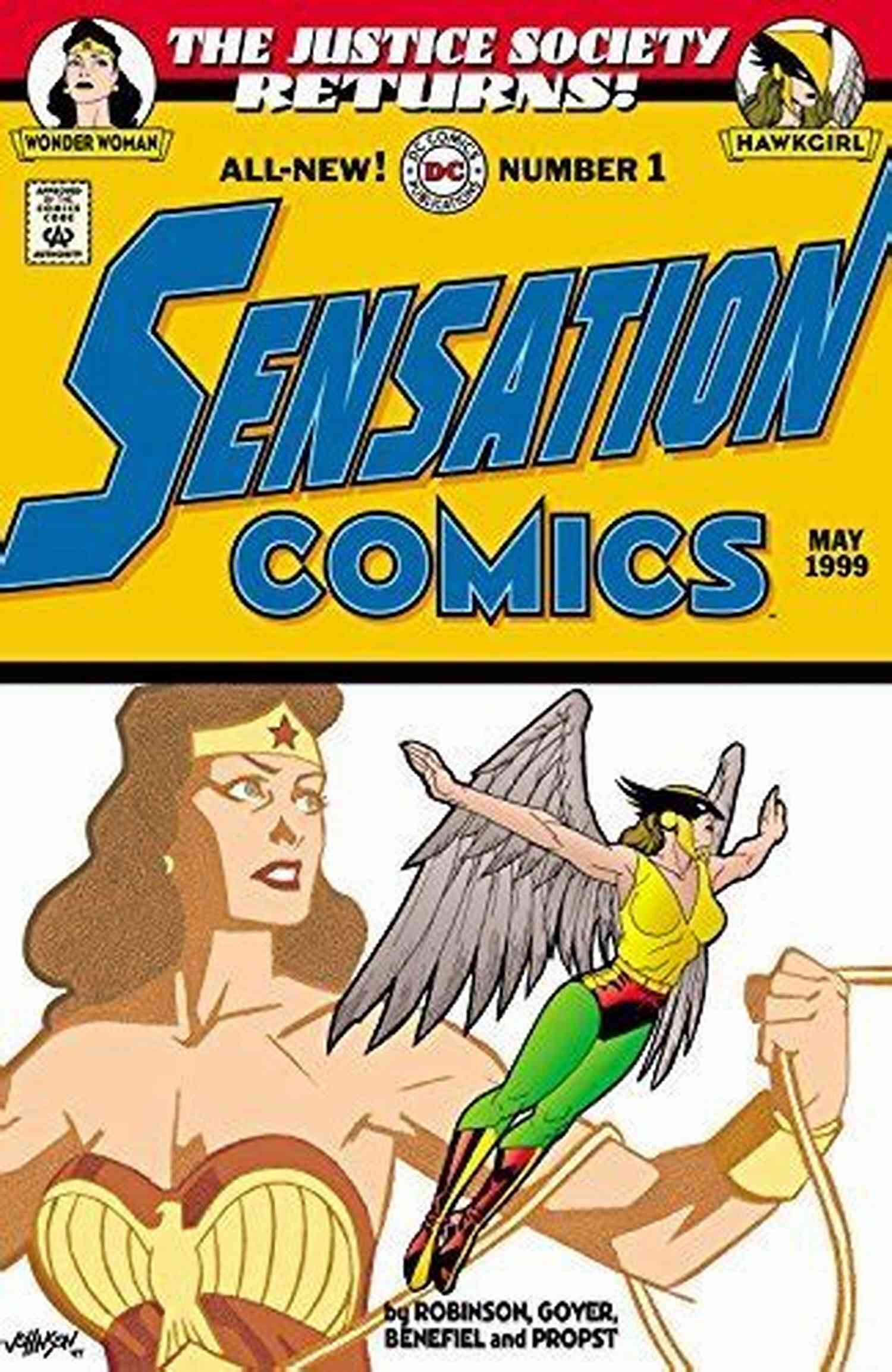 Sensation Comics 1999: JSA Returns 1999 Amanda Frey Sensation Comics (1999) #1 (JSA Returns (1999)) Amanda Frey