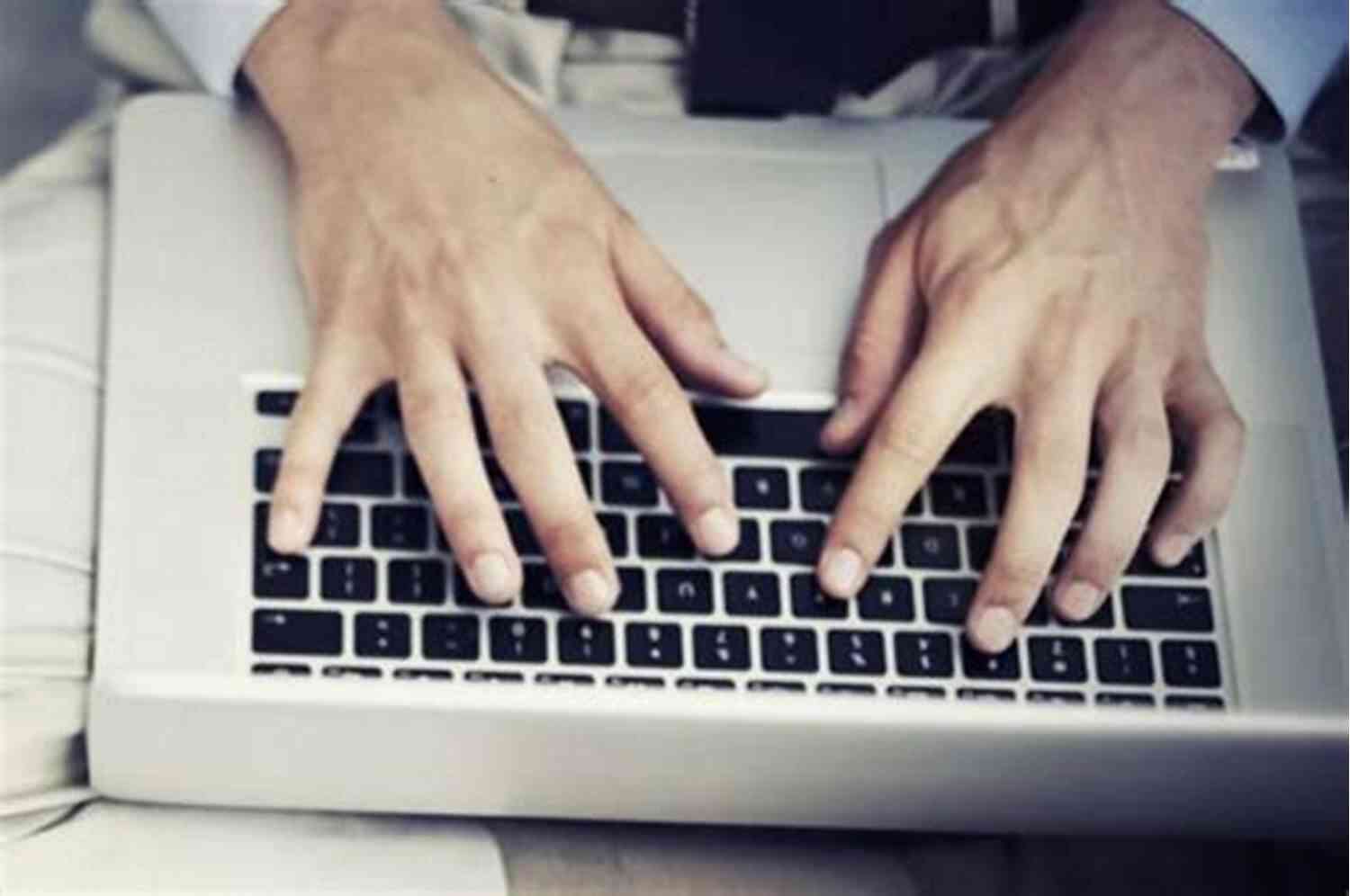 Share Your Insights Through Blogging A Person Typing On A Laptop With A Blog Interface On The Screen Accidental Genius: Using Writing To Generate Your Best Ideas Insight And Content