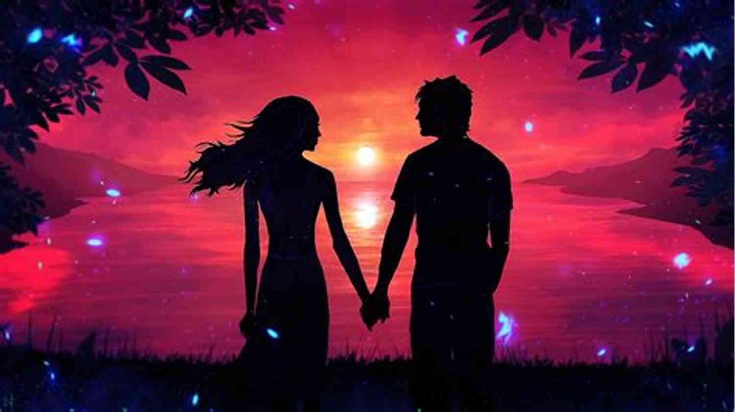 Lovers Embracing In A Picturesque Landscape Sonnets 247 283: Love S Tale George Manos