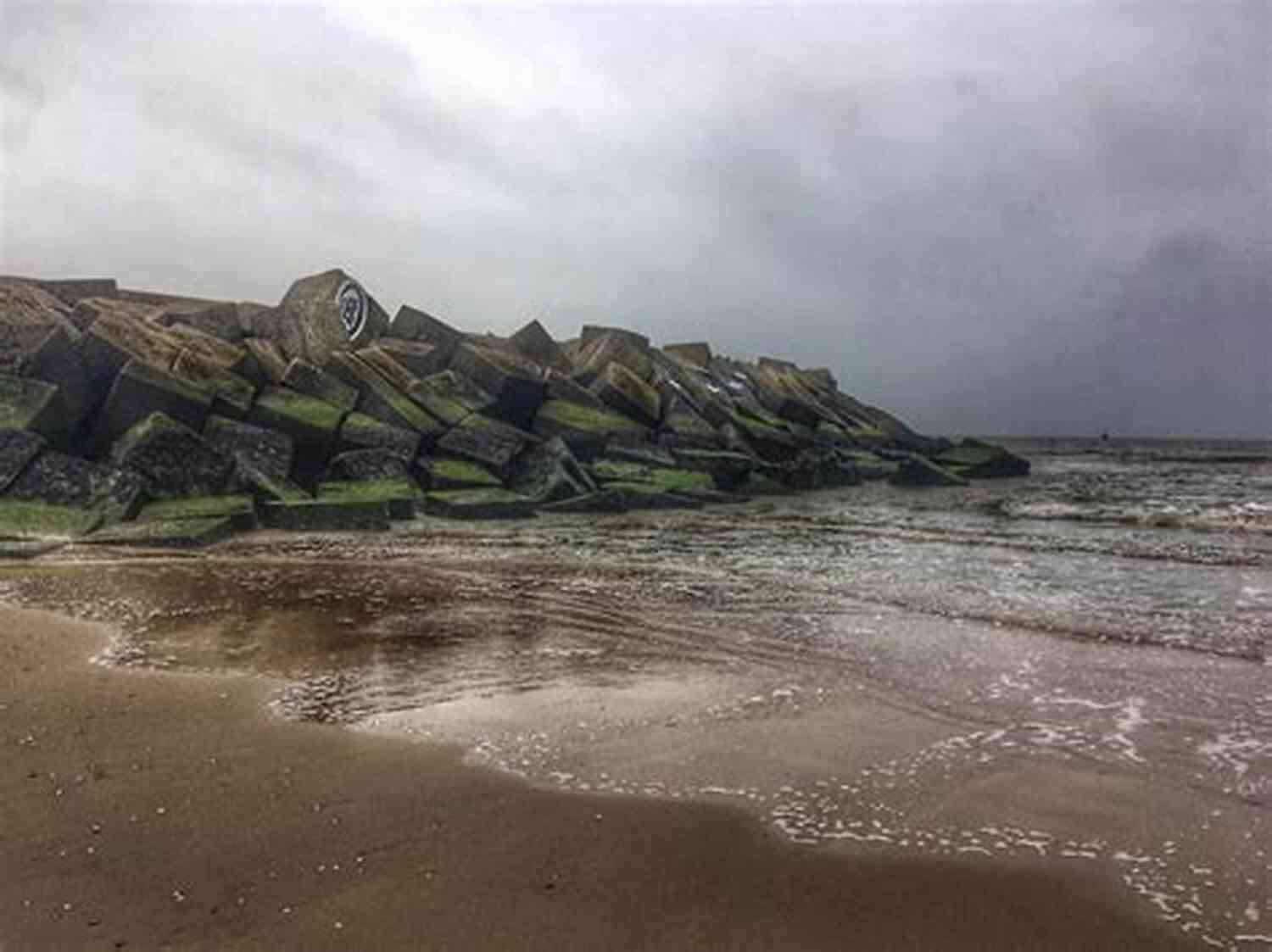Mysterious Beach Landscape With Abandoned Buildings Landfall (The Forgotten Coast Florida Suspense 4)